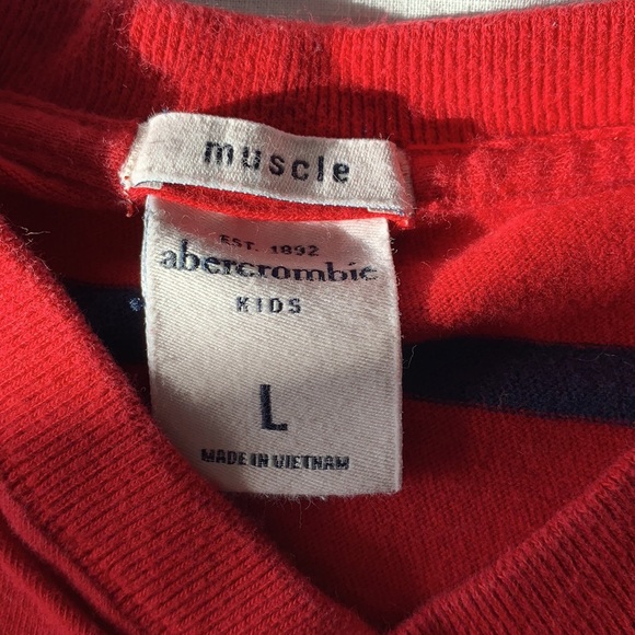 abercrombie kids t shirt v neck - Picture 2 of 3